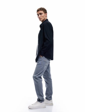 Normal Bel Cepli Slim Fit Jean Pantolon - Brad Jean