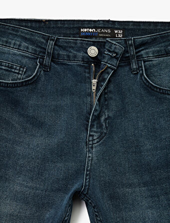 Normal Bel Skinny Fit Jean Pantolon - Michael Jean