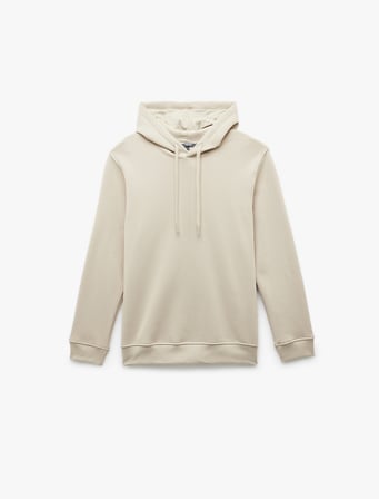 Şardonlu Uzun Kollu Basic Kapşonlu Sweatshirt
