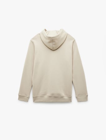 Şardonlu Uzun Kollu Basic Kapşonlu Sweatshirt