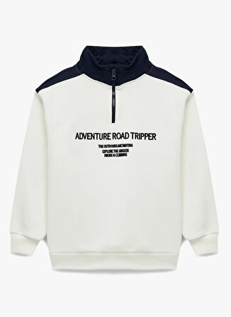 Koton Baskılı Erkek Çocuk Ekru Sweatshırt 6WKB10114TK