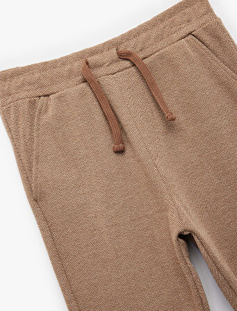 Beli Bağlamalı Cepli Basic Eşofman Altı