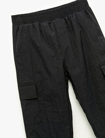 Beli Lastikli Kargo Cepli Jogger Pantolon