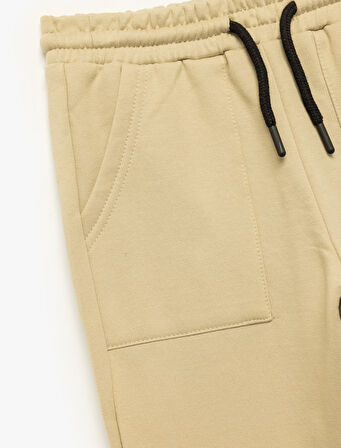 Pamuklu Şardonlu Cep Detaylı Jogger Eşofman Altı