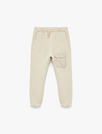 Şardonlu Cep Detaylı Basic Jogger Eşofman Altı