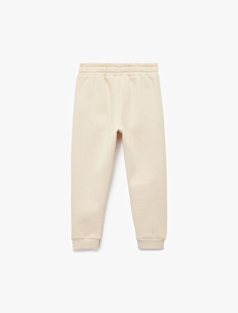 Cepli Beli Bağcıklı Basic Eşofman Altı