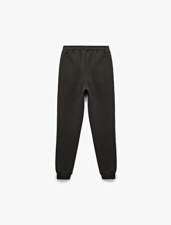 Cepli Beli Bağcıklı Basic Eşofman Altı