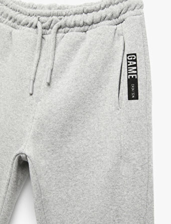 Baskı Detaylı Cepli Basic Jogger Eşofman Altı