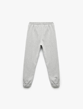 Baskı Detaylı Cepli Basic Jogger Eşofman Altı