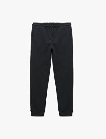 Beli Bağcıklı Cepli Basic Jogger Eşofman Altı 
