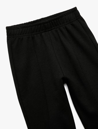 Beli Lastikli Şardonlu Basic Jogger Eşofman Altı