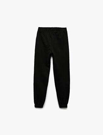 Beli Lastikli Şardonlu Basic Jogger Eşofman Altı