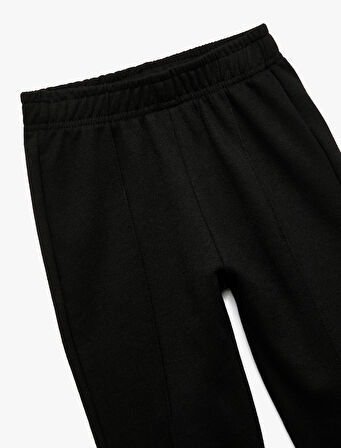 Beli Lastikli Şardonlu Basic Jogger Eşofman Altı