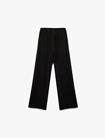 Beli Lastikli Cep Detaylı Basic Pantolon