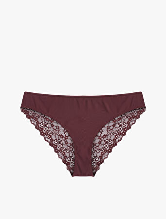 Arkası Dantelli Brazillian Külot