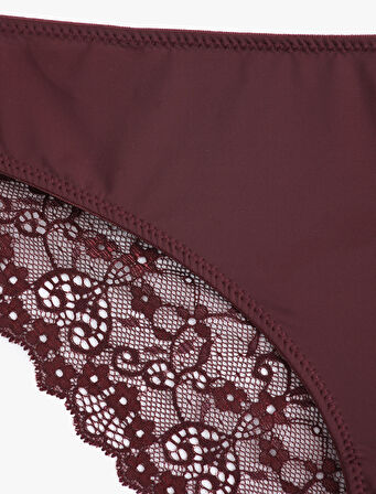 Arkası Dantelli Brazillian Külot