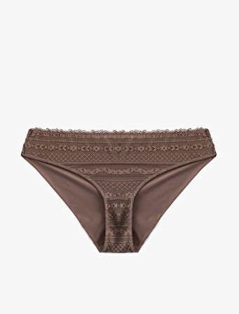 Rahat Kalıp Dantelli Külot