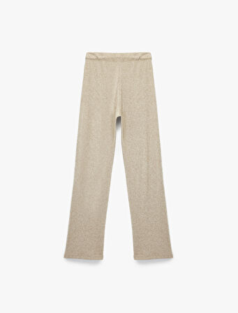 Rahat Kesim Viskon Karışımlı Beli Bağlamalı Pijama Altı