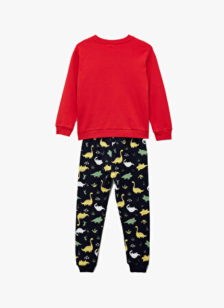 Koton Baskılı Kırmızı Bebek Pijama Takımı 6WMB10062TK-A