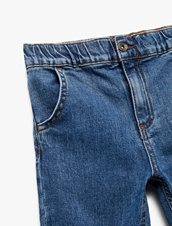 Pamuklu Relax Fit Denim Pantolon