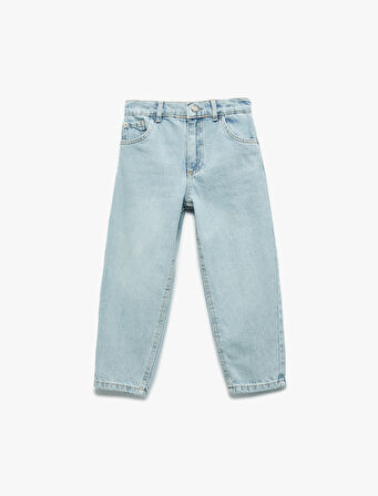 Rahat Kesim Pamuklu Denim Pantolon