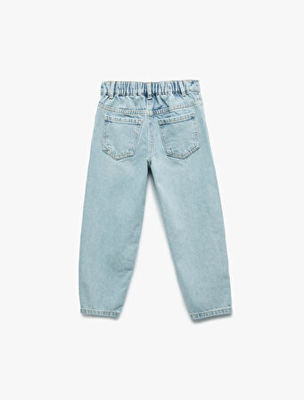 Rahat Kesim Pamuklu Denim Pantolon