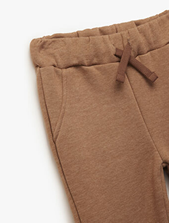 Cep Detaylı Şardonlu Basic Jogger Eşofman Altı