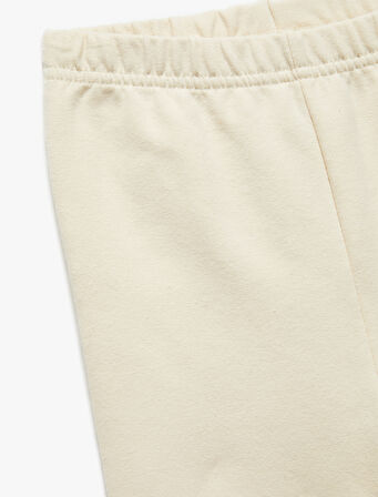 Pamuklu Beli Lastikli Şardonlu Basic Eşofman Altı