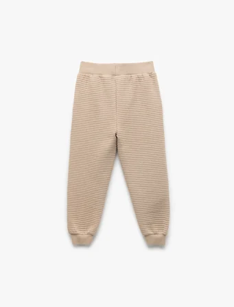Pamuklu Beli Bağcıklı Basic Jogger Eşofman Altı