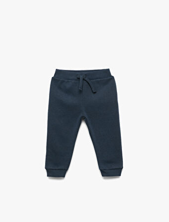 Beli Lastikli Şardonlu Basic Jogger Eşofman Altı
