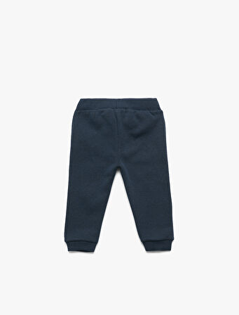 Beli Lastikli Şardonlu Basic Jogger Eşofman Altı