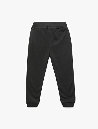 Beli Lastikli Şardonlu Basic Jogger Eşofman Altı