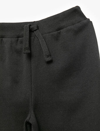 Beli Lastikli Şardonlu Basic Jogger Eşofman Altı
