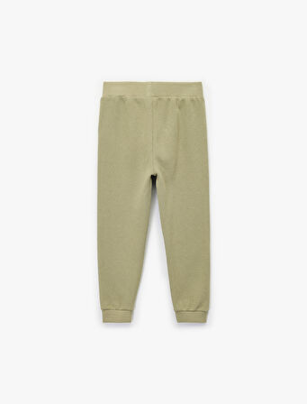 Pamuklu Şardonlu Beli Lastikli Basic Jogger Eşofman Altı