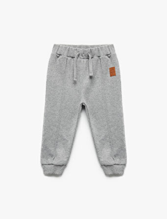 Beli lastikli Cepli Basic Jogger Eşofman Altı