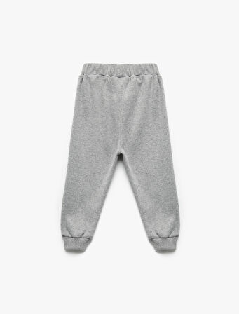 Beli lastikli Cepli Basic Jogger Eşofman Altı