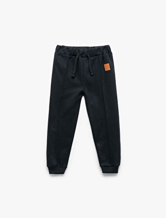 Beli lastikli Cepli Basic Jogger Eşofman Altı