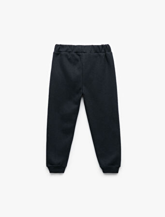 Beli lastikli Cepli Basic Jogger Eşofman Altı