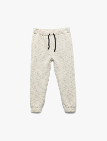 Şardonlu Beli Bağlamalı Basic Jogger Eşofman Altı 