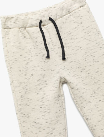 Şardonlu Beli Bağlamalı Basic Jogger Eşofman Altı 