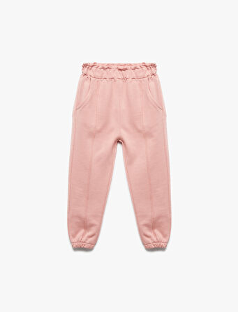 Pamuklu Şardonlu Cepli Jogger Eşofman Altı