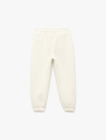 Şardonlu Beli Bağcıklı Cepli Jogger Eşofman Altı