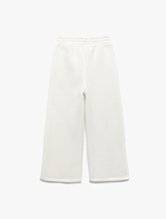 Beli Lastikli Geniş Paça Eşofman Altı