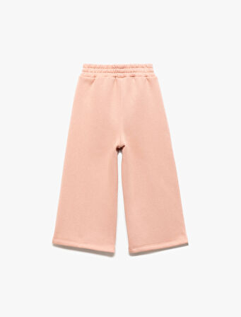 Beli Lastikli Geniş Paça Eşofman Altı