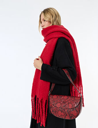 Oversize Kaban Kaşe Uzun Kollu Cepli Düğmeli Kruvaze