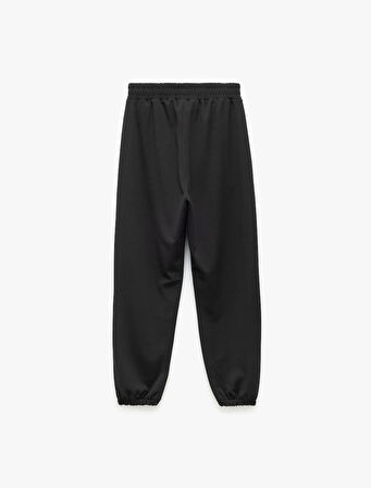 Krep Scuba Kumaş Cepli Düşük Bel Jogger Eşofman Altı