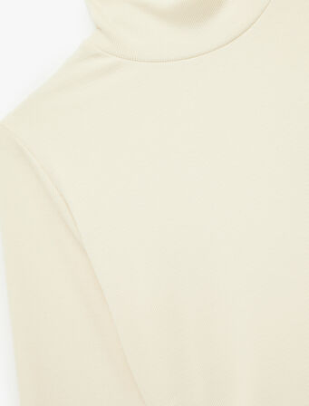 Regular Fit Kaşkorse Dik Yaka Uzun Kollu Body