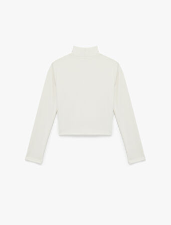 Regular Fit Kaşkorse Dik Yaka Uzun Kollu Body