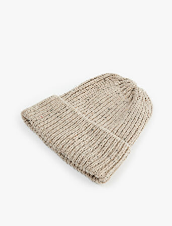 Kırçıllı Katlı Örgü Bere