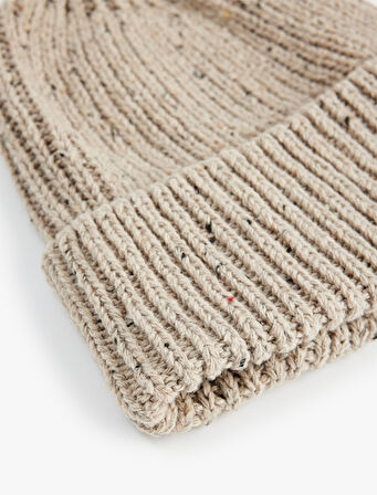 Kırçıllı Katlı Örgü Bere